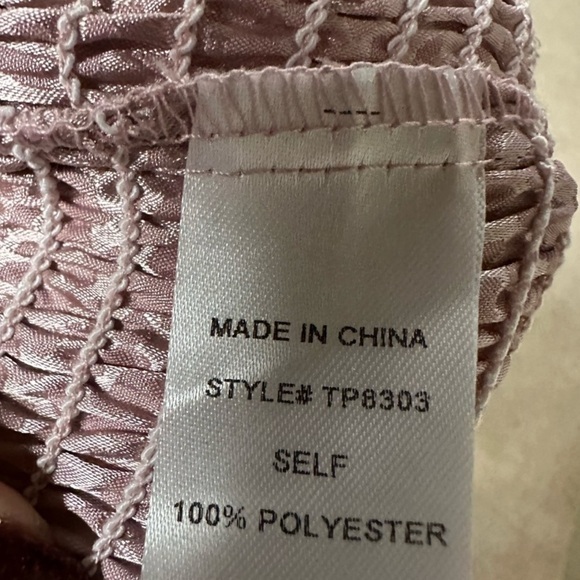 Sweet Genesis Strapless Bandana Style Tube Top w/back ties Pink Animal Print EUC - Picture 5 of 6